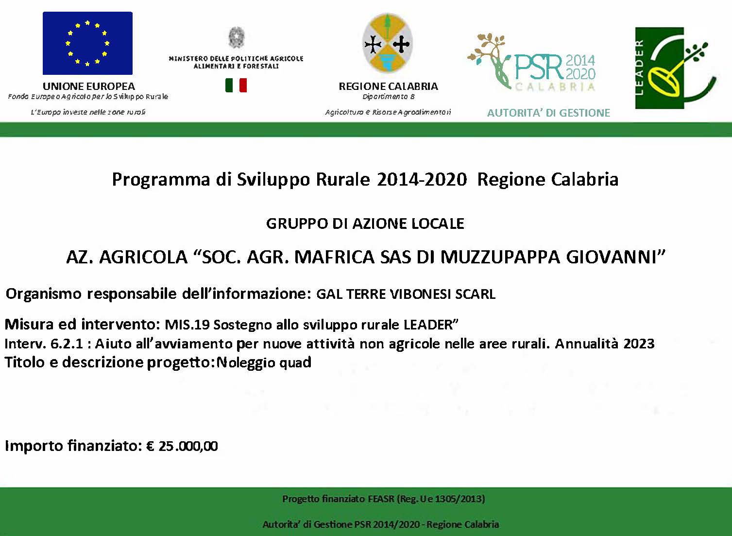 CARTELLO noleggio